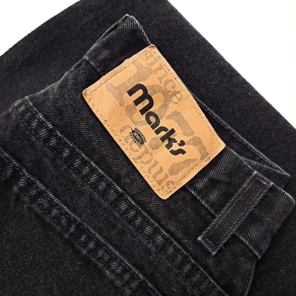 Women's Black Relaxed Fit Jeans - Picture 2 of 4